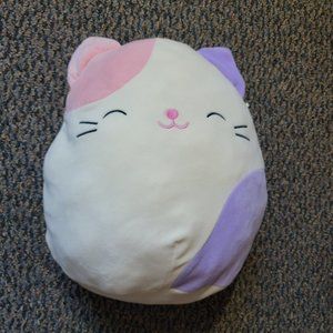 Charlotte the Pink and Purple Calico Cat Squishmallows Dated 10/2017